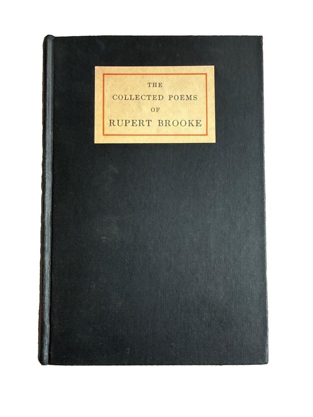 The Collected Poems of Rupert Brooke * 1915 hardcover VG- FINE VINTAGE BOOK #56